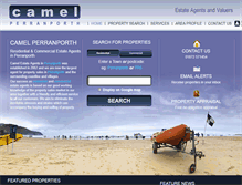 Tablet Screenshot of camelhomes.co.uk